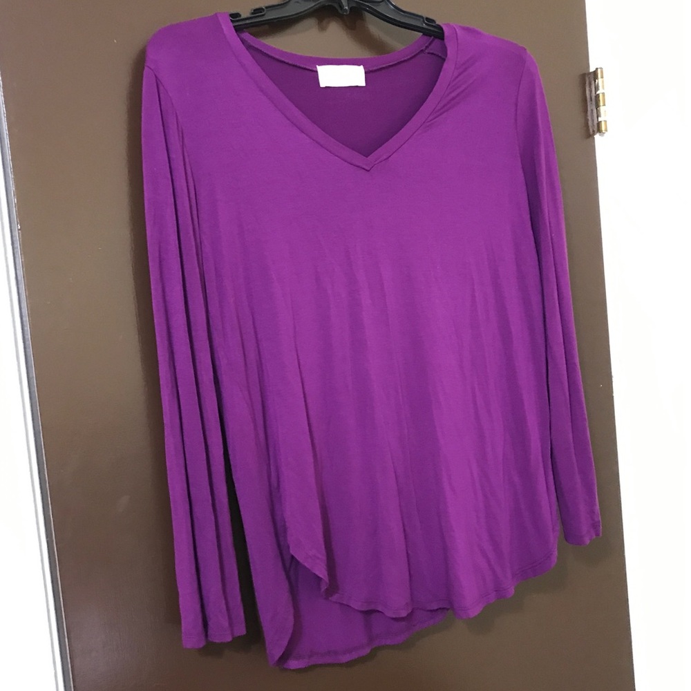 Purple boutique tunic