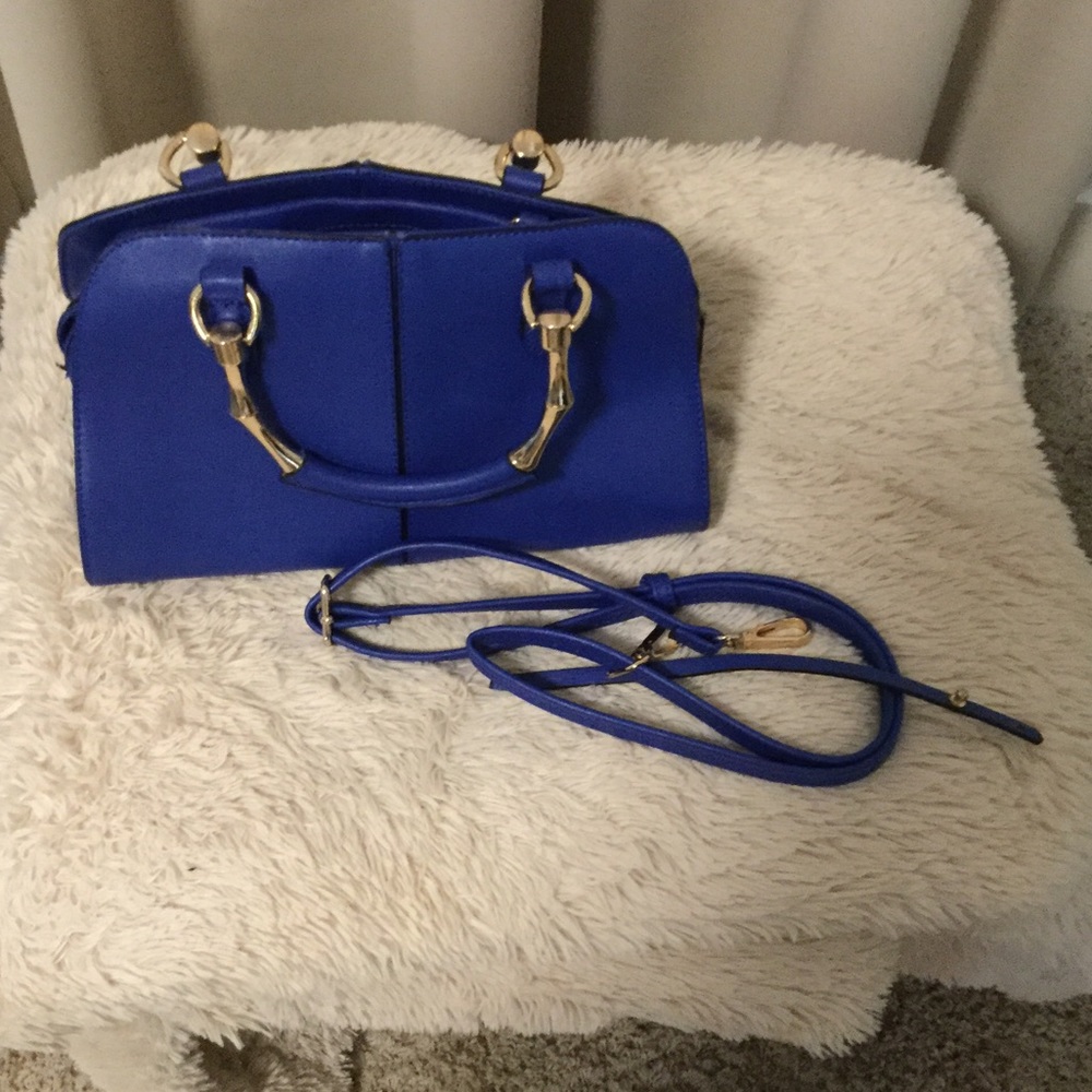 Cobalt blue purse