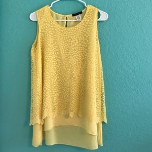 Yellow tank top
