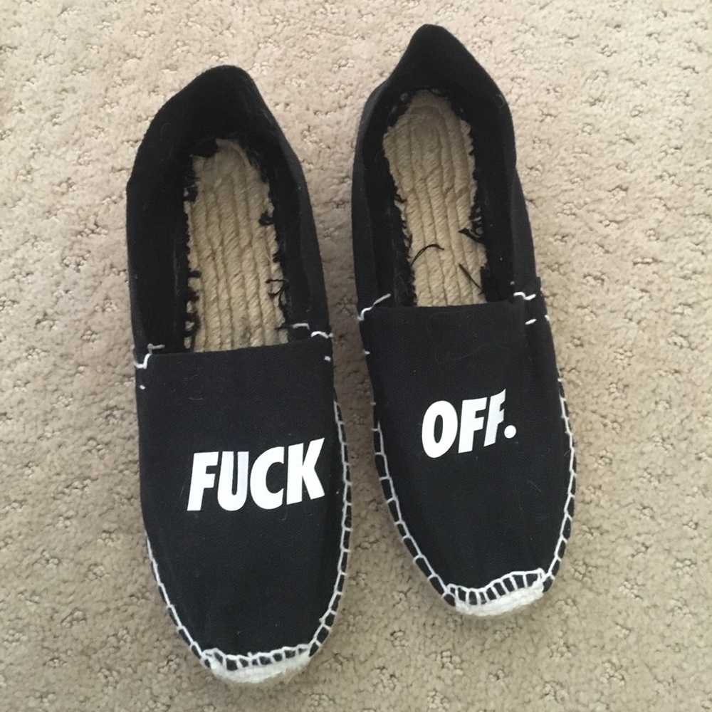 Fuck Off espadrilles