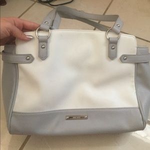 Nine West White & Grey Handbag 👜