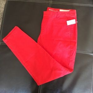 New with tags, Red pants