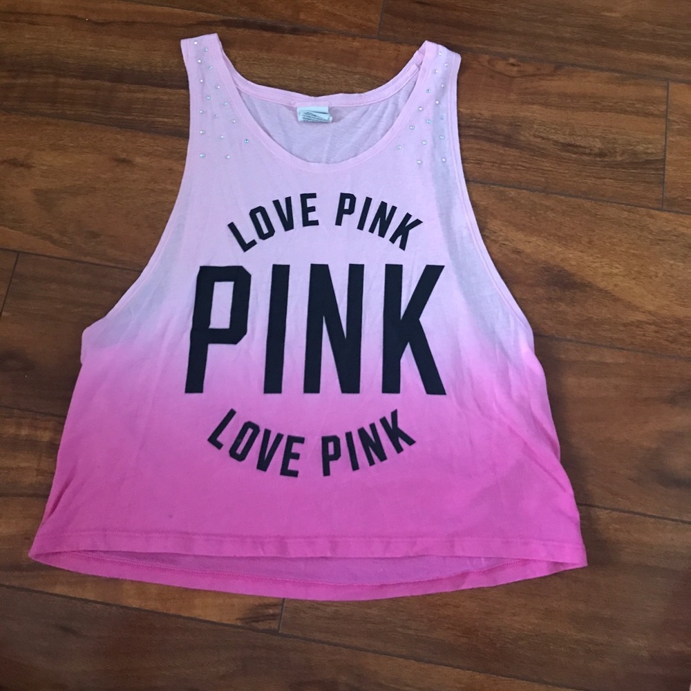 Pink ombré Victoria's Secret Pink tank