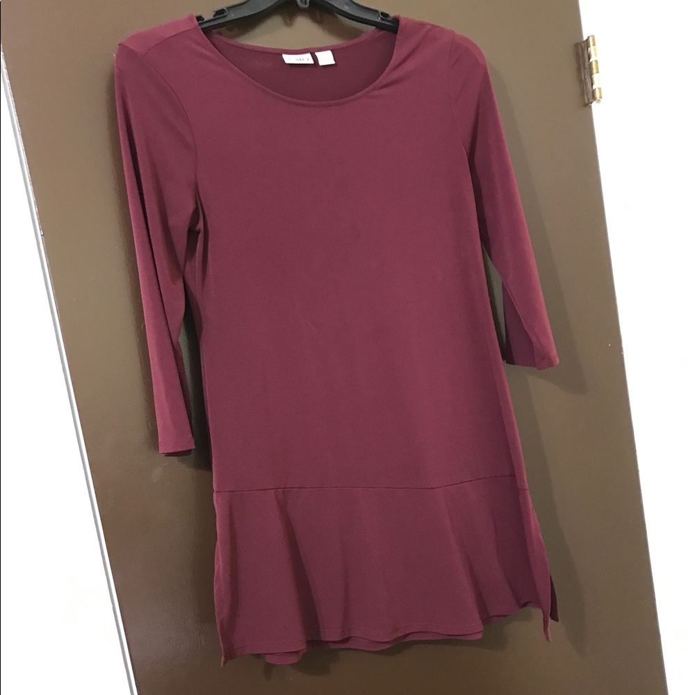 Maroon tunic