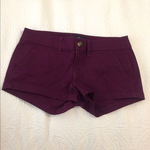 Brand new purple short shorts