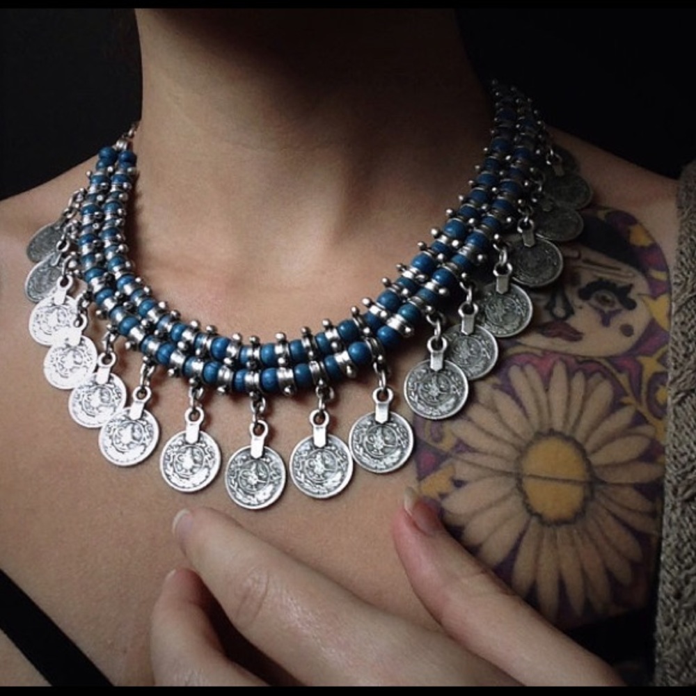 Ottoman coin necklace