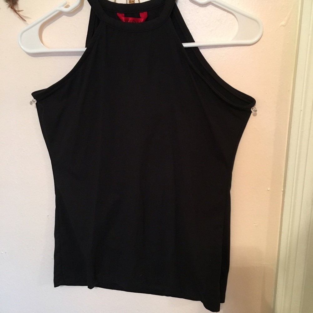High Neck Sleeveless Top