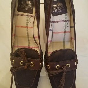 Authentic Coach heels Signature C