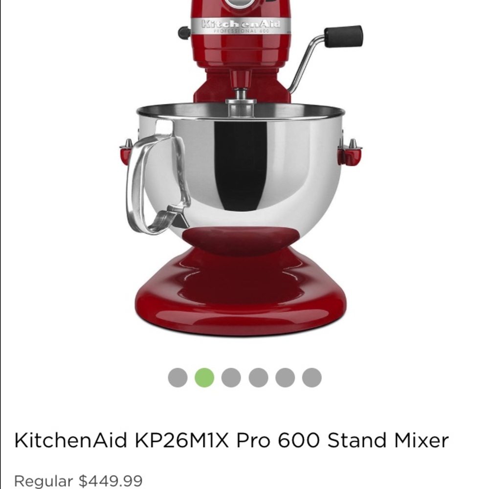 Kitchen Aide Pro Mixer 600 stand mixer