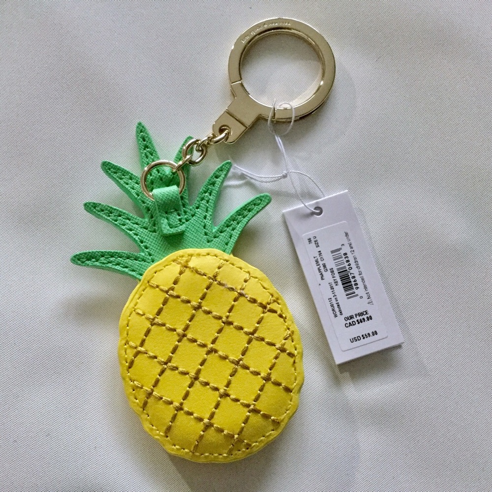 HOST PICK Kate Spade Pineapple Key Chain - Picture 2 of 5