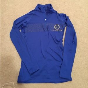 SOLD Nike Livestrong half zip