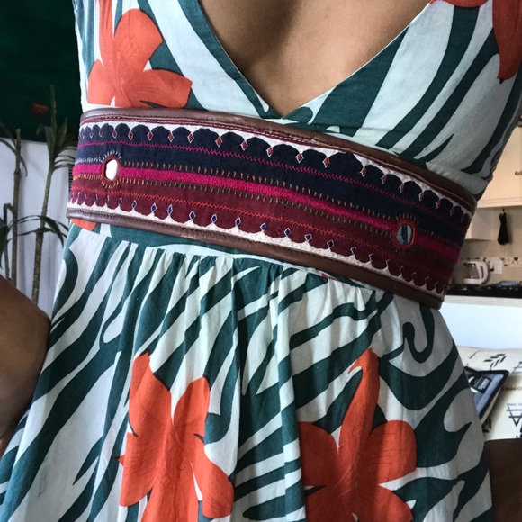 FREE PEOPLE // Indian Leather Rajasthan Belt