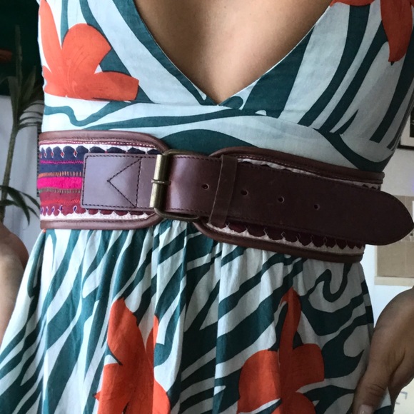 FREE PEOPLE // Indian Leather Rajasthan Belt main image 6