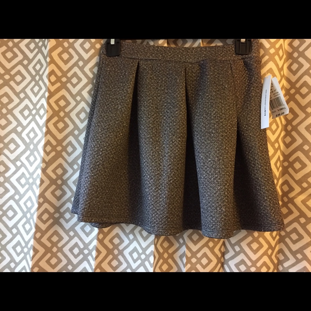 Charcoal skater skirt