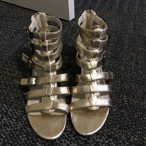 Michael Antonio Gold Gladiator Sandals