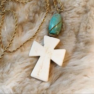 Betsy Pittard Cross Necklace