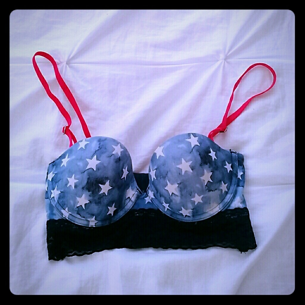 Victoria secret pink flag bra americana 34C