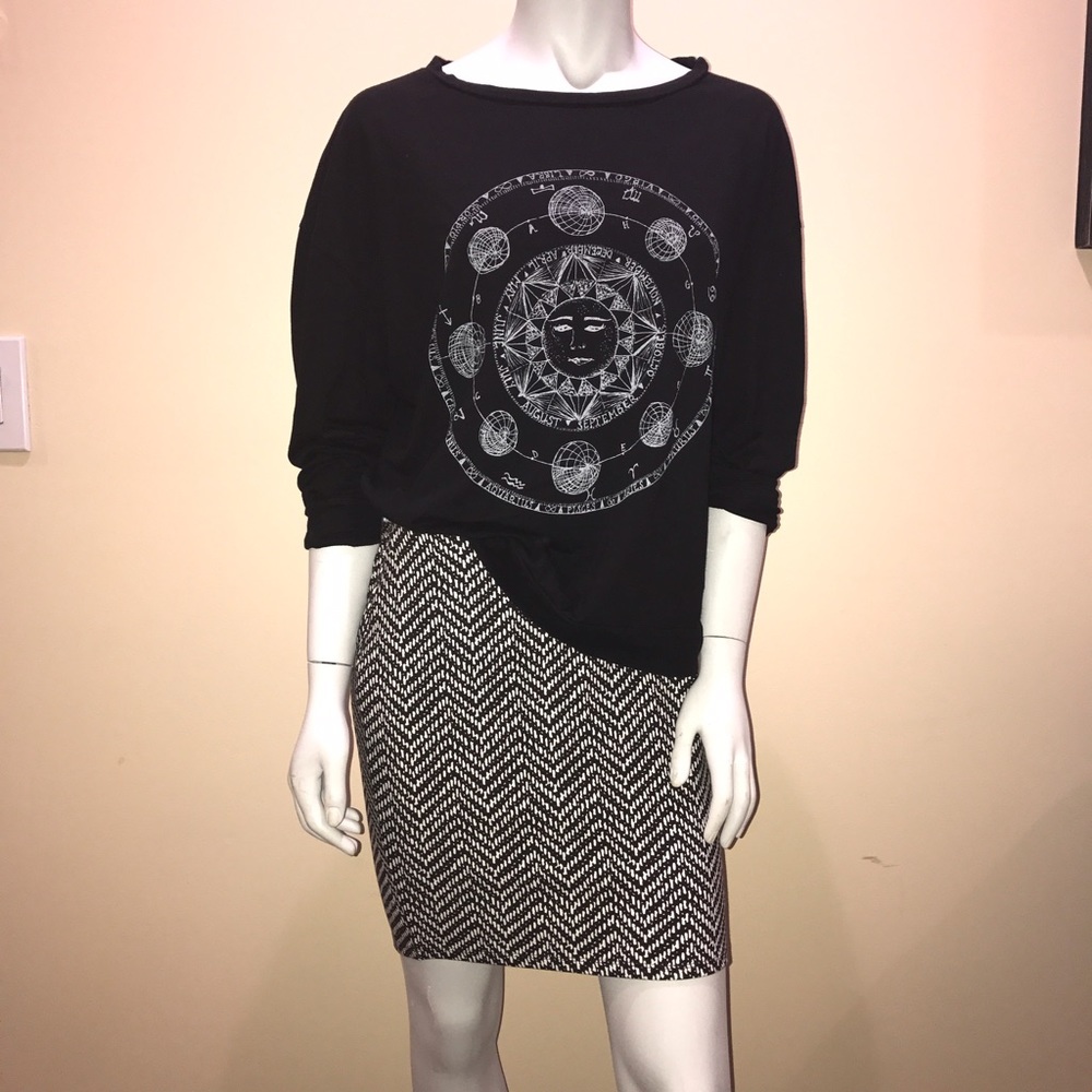 Brandy Melville Zodiac long-sleeve top, Astrology