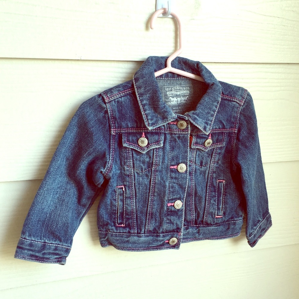 Baby girl denim jacket, Levi's, size 18 M