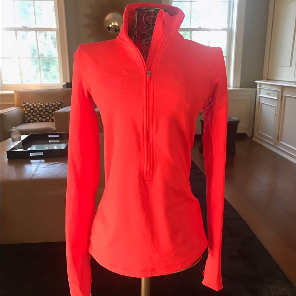 Nike Dri Fit Pro Combat 1/4 Zip Electric Pink XS