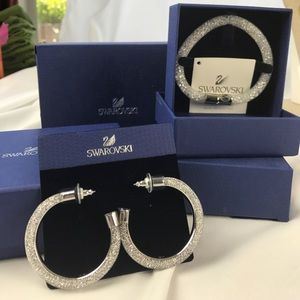 Swarovski Earring and Bracelet Set