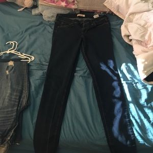 Super skinny Hollister dark wash jeans