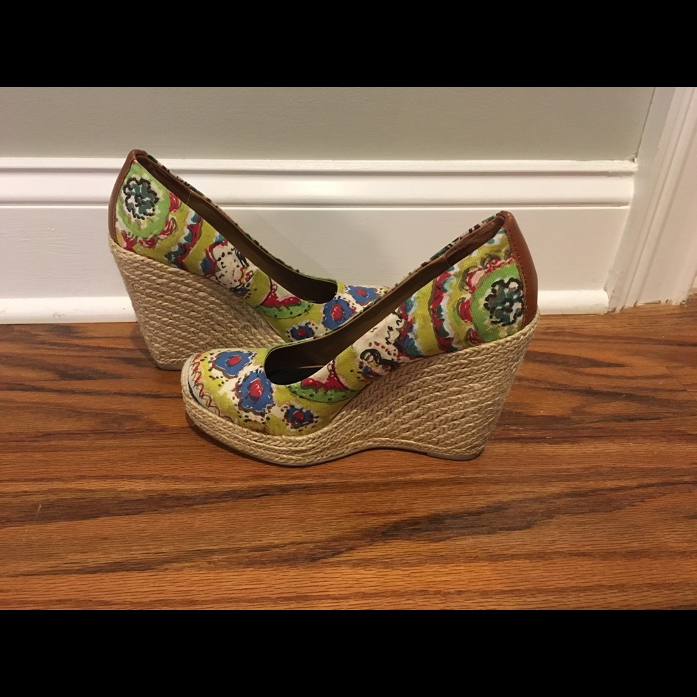 Nine West wedges.