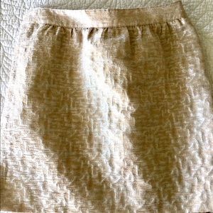 Metallic short skirt