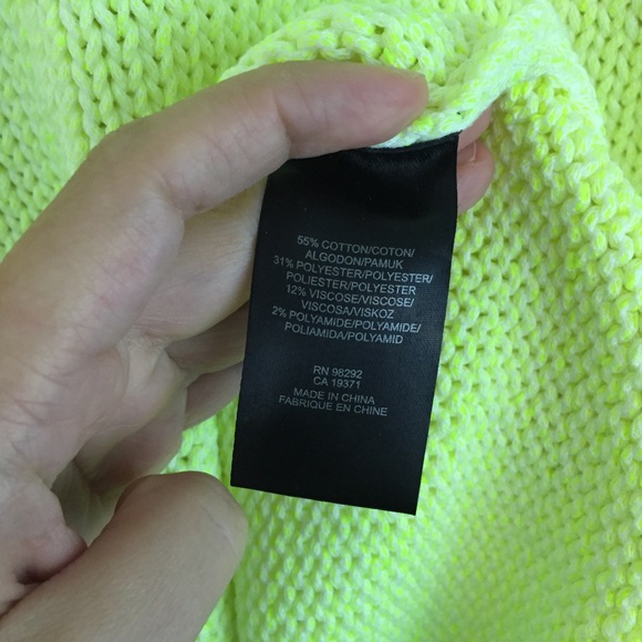 SALE!⚡️TIBI Heavy & Fine Neon Chunky Sweater - Picture 4 of 8