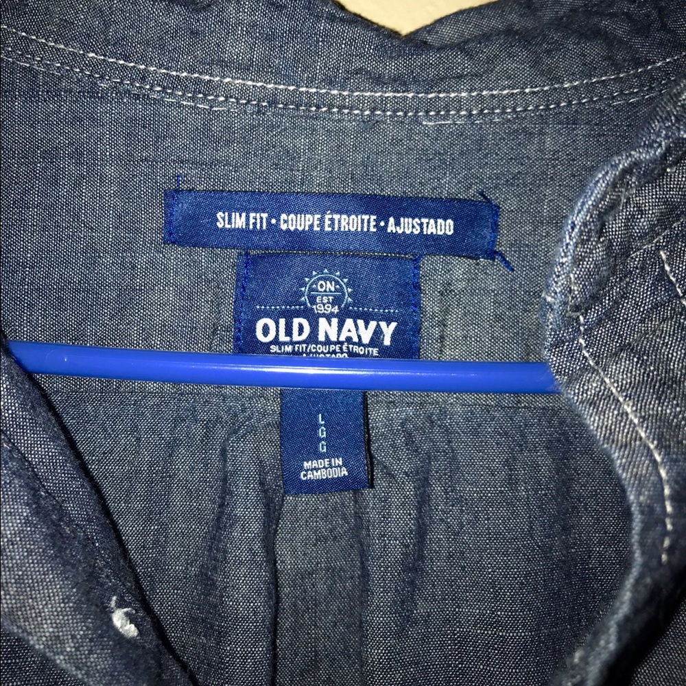 Denim Button Down - Picture 4 of 4