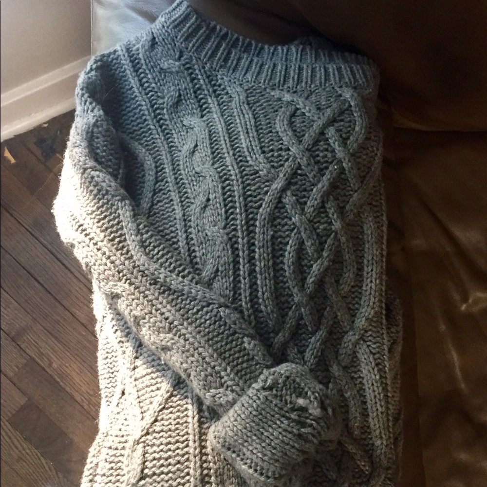 Grey Sweater Dress