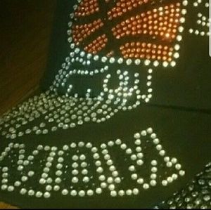 BLING MOM BASKETBALL WITH WING RHINESTONES