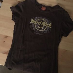 Hard Rock Cafe Hollywood Ladies Tee