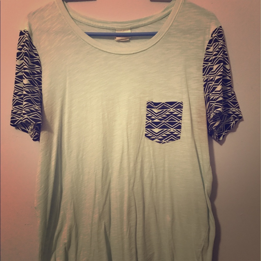 Teal Pink Tshirt