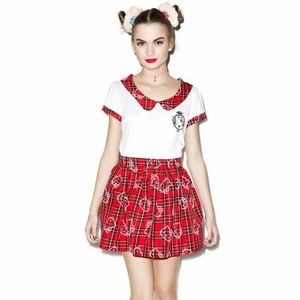 Hello Kitty school girl outfit