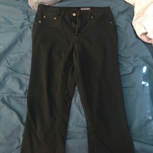 High waisted Aeropostale olive green jeggings