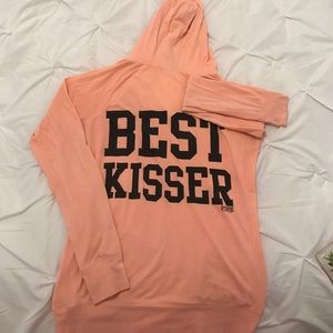 Victoria secret PINK hoodie in Sherbert