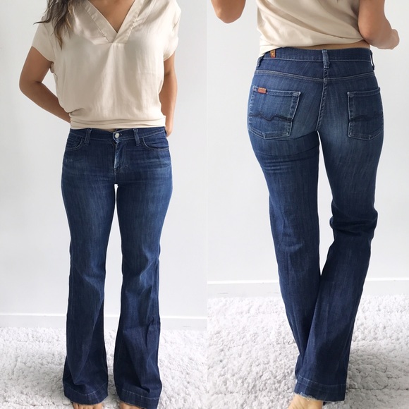 7 For All Mankind Pants - 7 For All Mankind Ginger Wide Leg Jeans