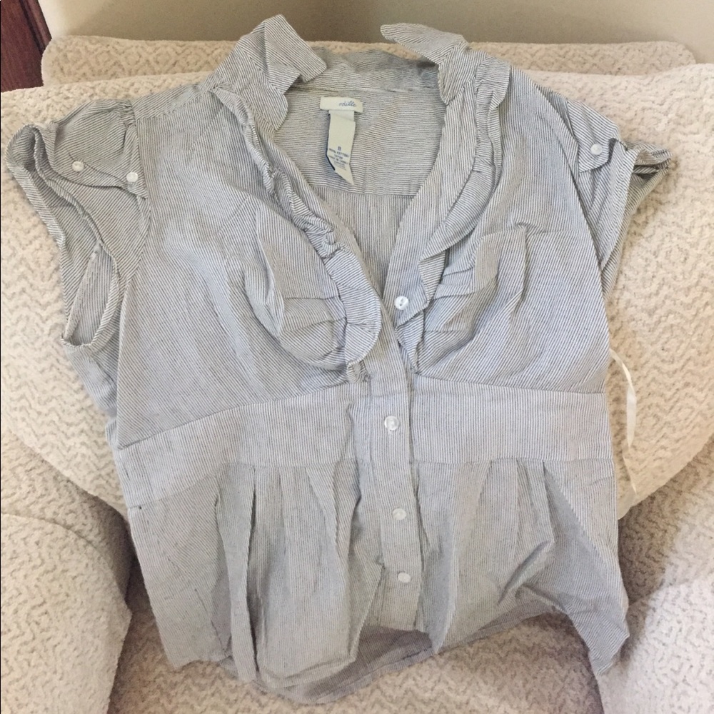 Button up cotton blouse