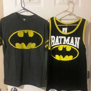 Batman shirt and tank top