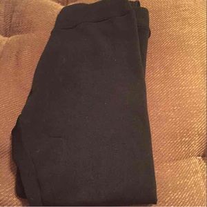 Thick black yoga pants size large