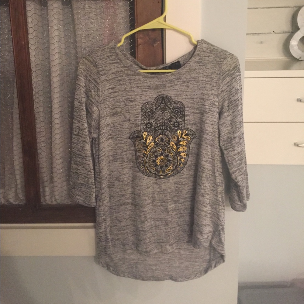 Rebel Sugar hamsa hand shirt