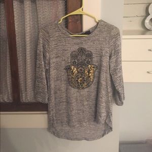 Rebel Sugar hamsa hand shirt