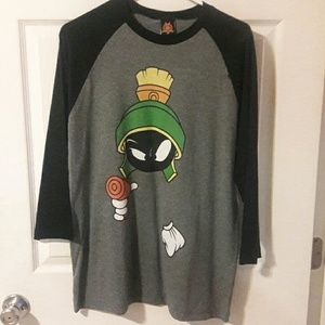 Marvin The Martin Baseball tee