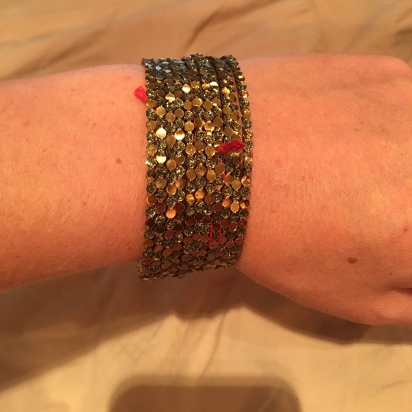 Gold Bangle Set - Picture 3 of 3