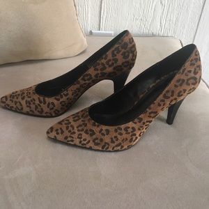 Dana Buchanan leopard print heels