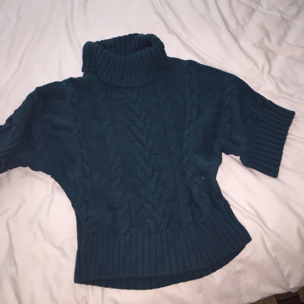 Jillian Nicole corporate indigo sweater