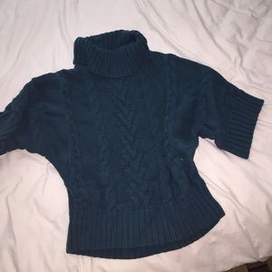 Jillian Nicole corporate indigo sweater