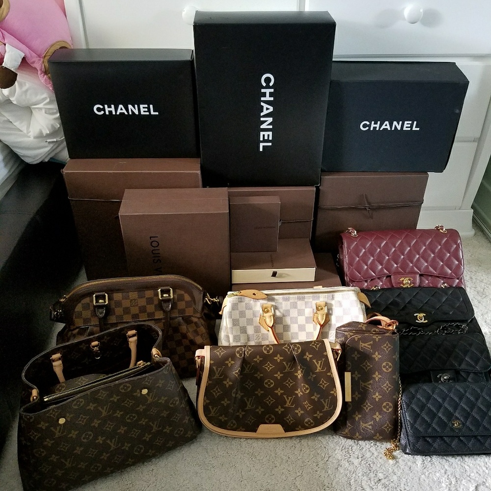 Designer handbag chanel louis vuitton