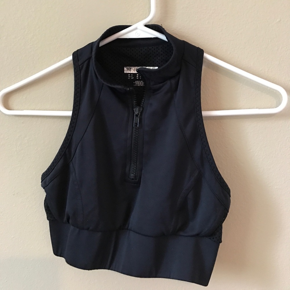 Zip Up, Dry Fit, Sports Bra.
